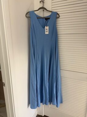 Ted Baker Light Blue Sleeveless Maxi Dress